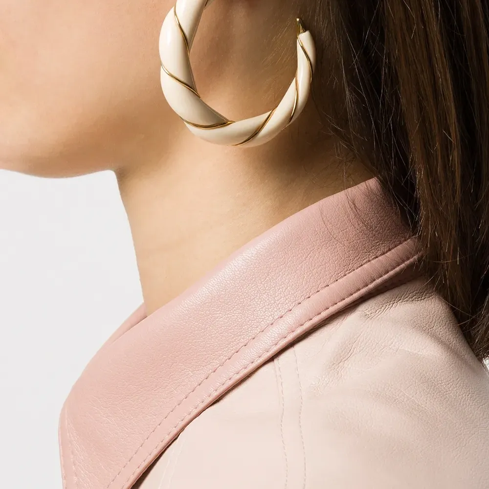 Серьги-кольца Diana