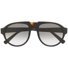 Солнцезащитные очки-авиаторы черепаховой расцветки