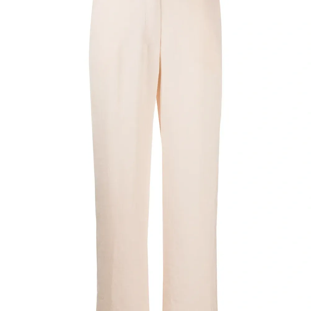 брюки Theo прямого кроя с бахромой