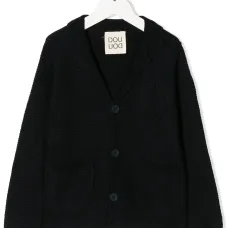 Трикотажный пиджак с длинными рукавами