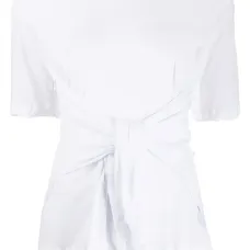 Футболка с завязками на талии Футболка с завязками на талии