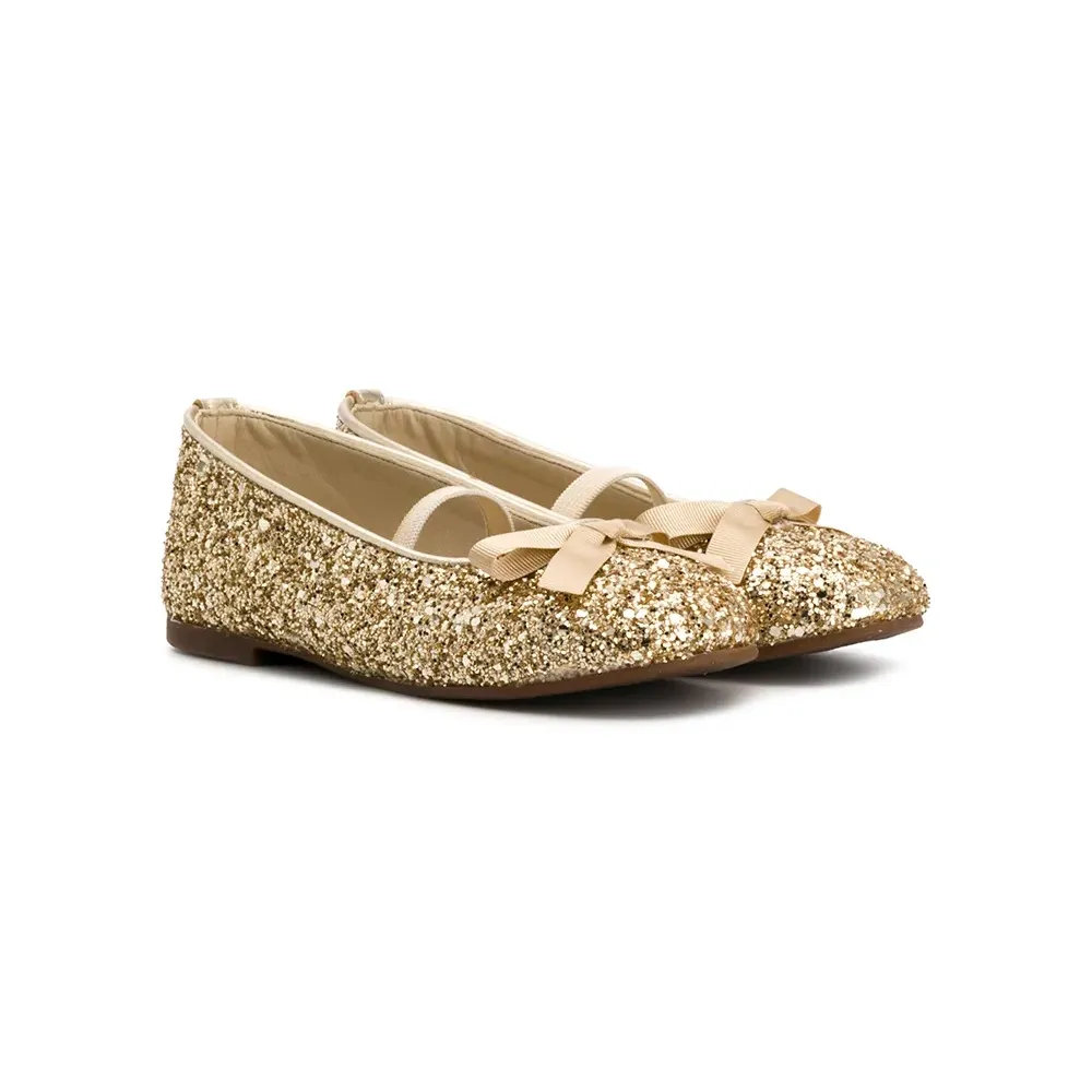 Балетки с блестками