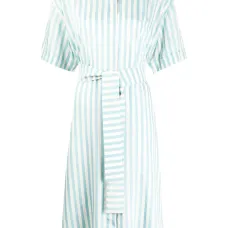 платье-рубашка в полоску