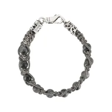 Браслет-цепочка с бусинами