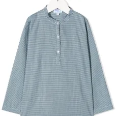 рубашка с длинными рукавами и принтом