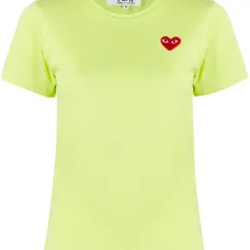 Футболка с круглым вырезом и нашивкой-логотипом