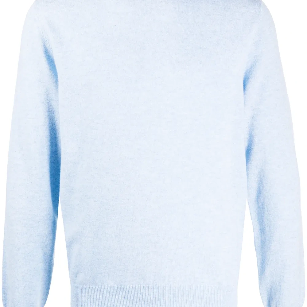 Кашемировый джемпер с круглым вырезом