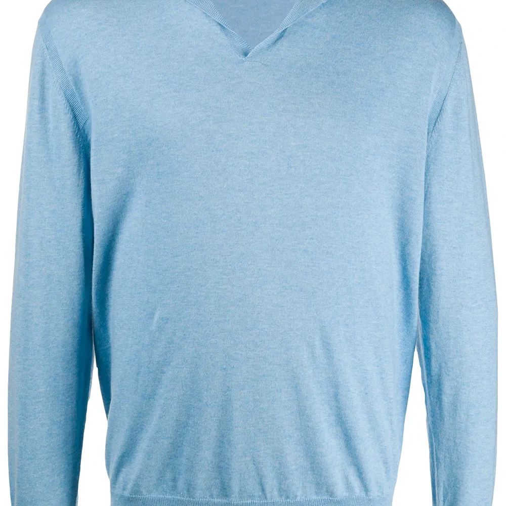 Рубашка-поло тонкой вязки