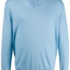 Рубашка-поло тонкой вязки