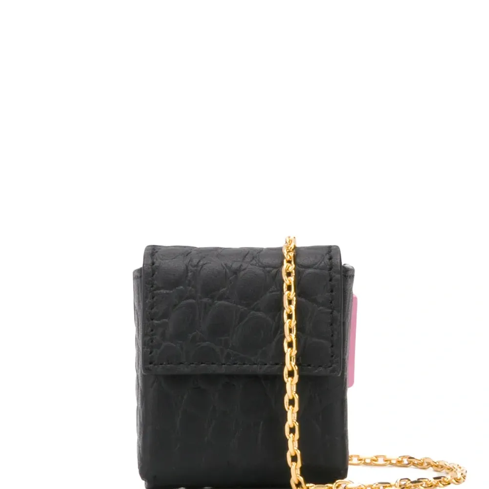 сумка Parigi со шнурком на шею и тиснением