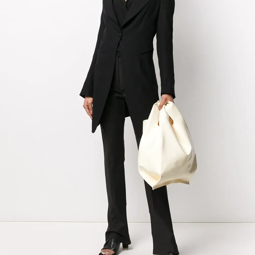 однотонная сумка-шопер