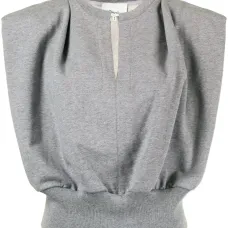 Топ French Terry без рукавов