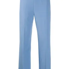 Укороченные брюки прямого кроя