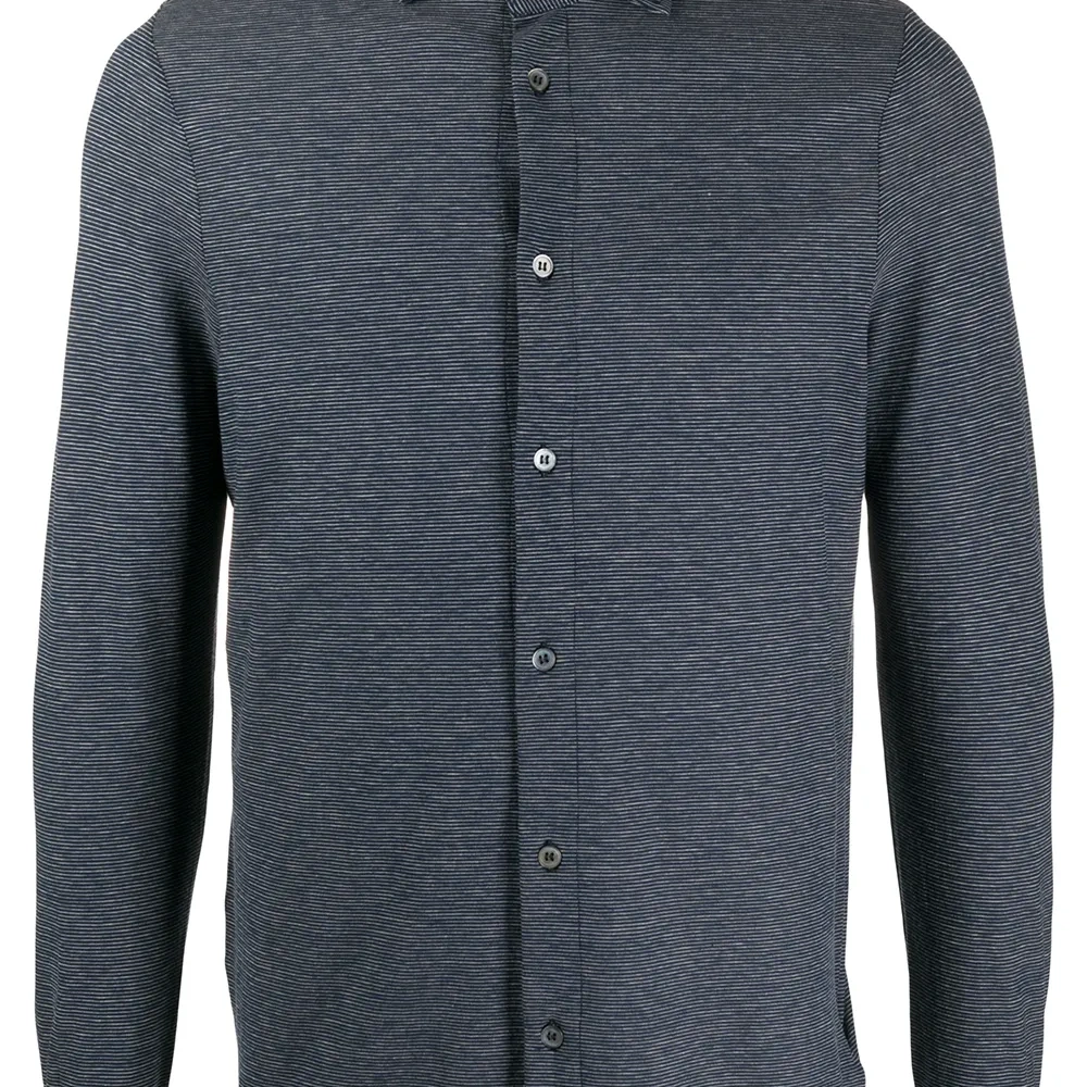 Полосатая рубашка с длинными рукавами