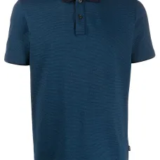 Рубашка-поло с контрастным воротником