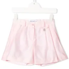 Шорты с завышенной талией и складками Шорты с завышенной талией и складками