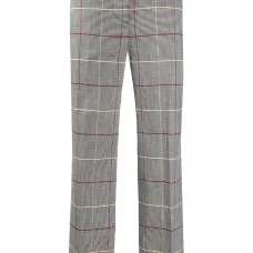 Укороченные брюки в ломаную клетку Укороченные брюки в ломаную клетку