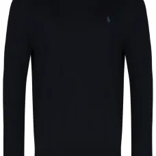 Джемпер с круглым вырезом и логотипом