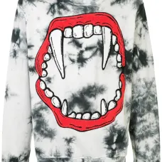 толстовка с принтом тай-дай толстовка с принтом тай-дай