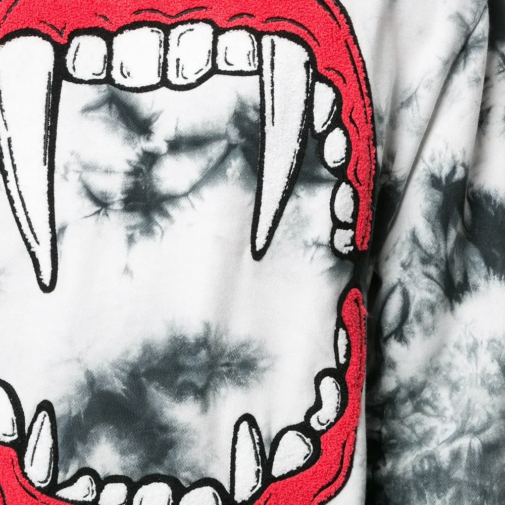 толстовка с принтом тай-дай