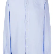 Рубашка с воротником-стойкой