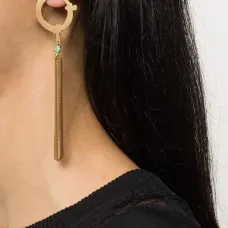 Серьга I Play с хризопразом