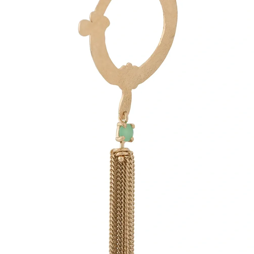 Серьга I Play с хризопразом