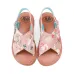 Сандалии с цветочным принтом