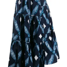 Ярусная юбка асимметричного кроя Ярусная юбка асимметричного кроя