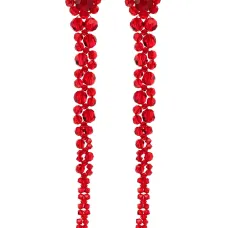 Серьги-подвески Drip с кристаллами