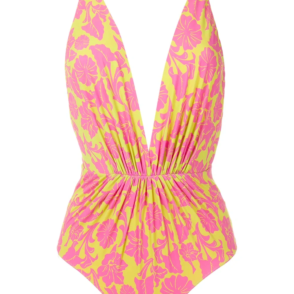 Слитный купальник Clavert с принтом