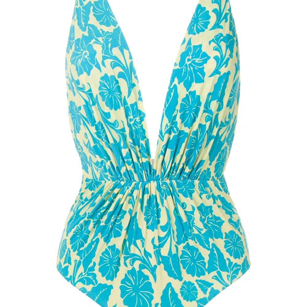 Слитный купальник Clavert с принтом