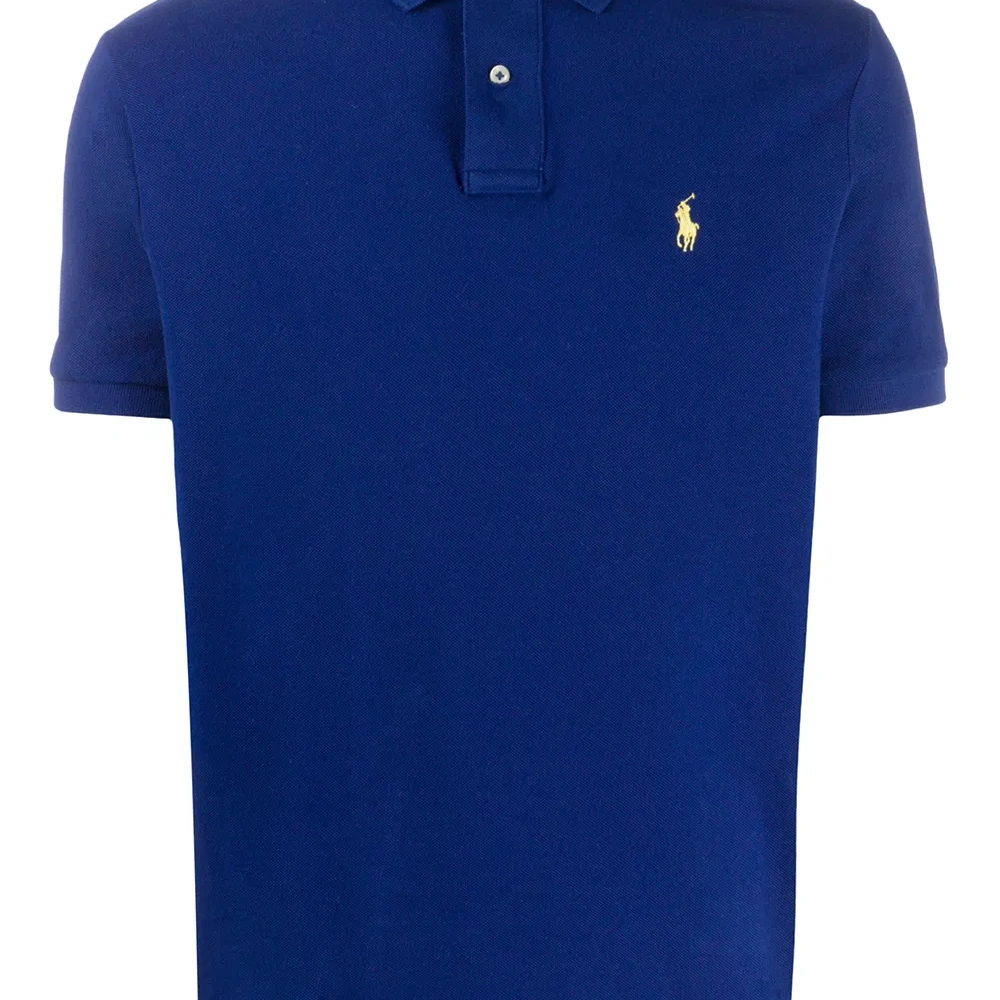 Рубашка поло с вышитым логотипом