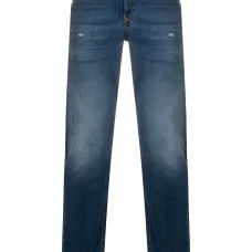 Джинсы кроя слим с эффектом потертости Джинсы кроя слим с эффектом потертости