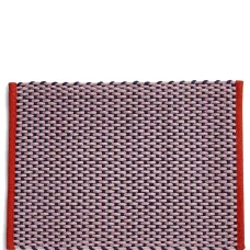 Плетеный придверный коврик