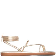 Сандалии с завязками