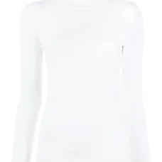 Трикотажный топ с высоким воротником Трикотажный топ с высоким воротником