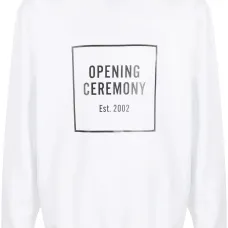 Толстовка с круглым вырезом и логотипом