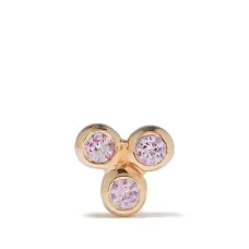 Серьга-гвоздик Triad из желтого золота с сапфиром Серьга-гвоздик Triad из желтого золота с сапфиром