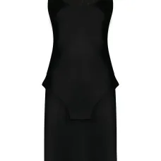 Короткое платье со вставками