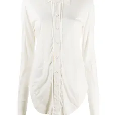 Однотонная рубашка