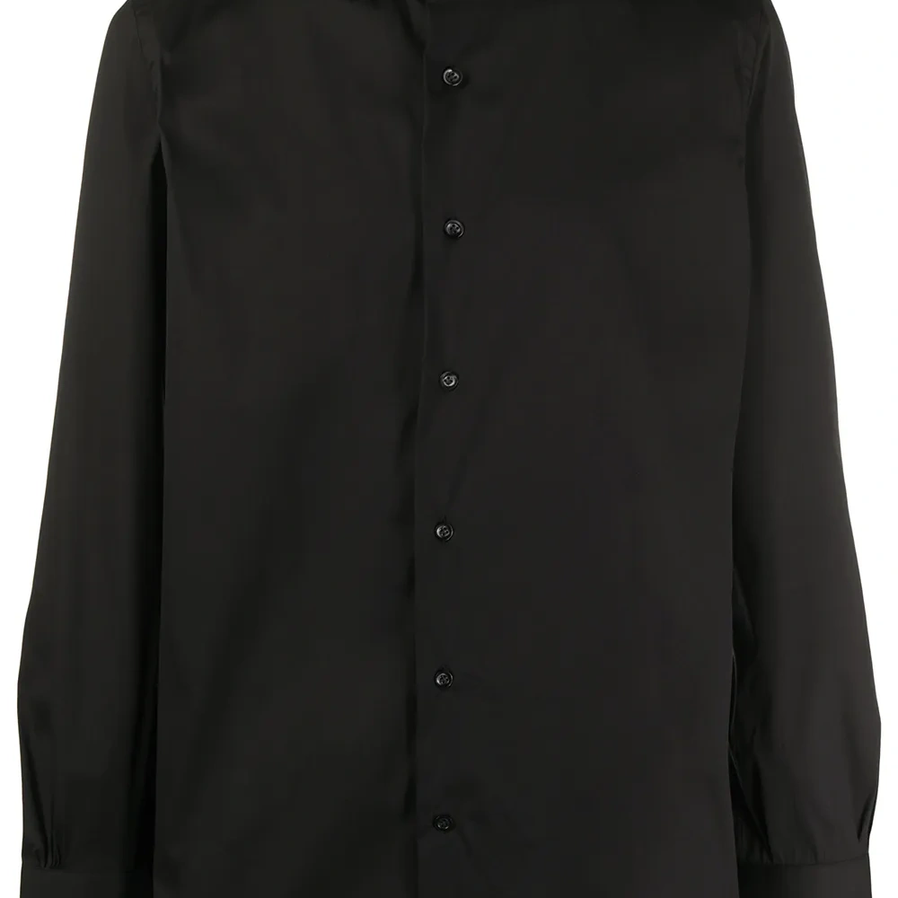 Рубашка узкого кроя на пуговицах