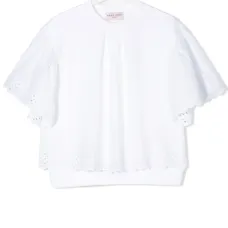 Блузка с кружевной отделкой