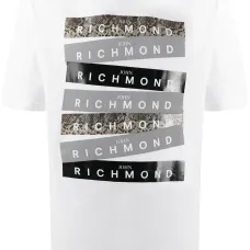 Футболка с круглым вырезом и логотипом