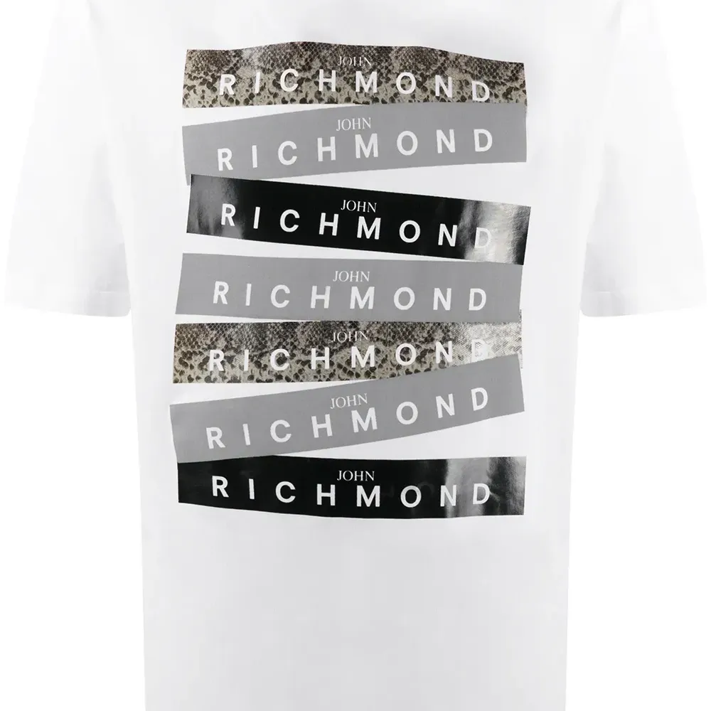 Футболка с круглым вырезом и логотипом