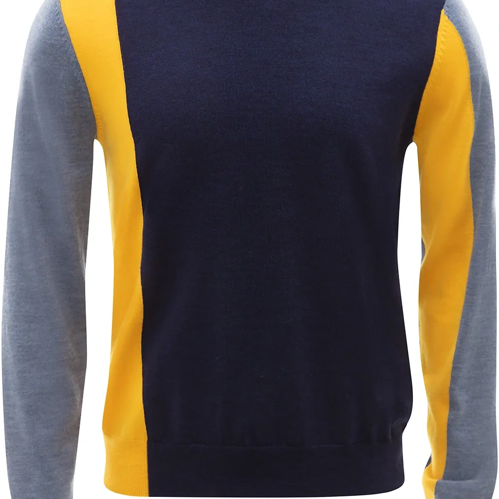 Джемпер в стиле колор-блок