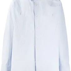 рубашка свободного кроя с логотипом