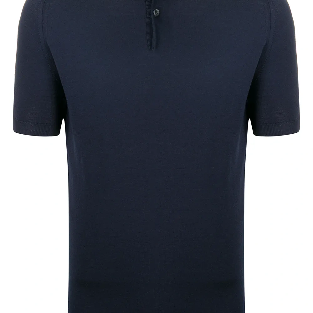 Рубашка поло тонкой вязки