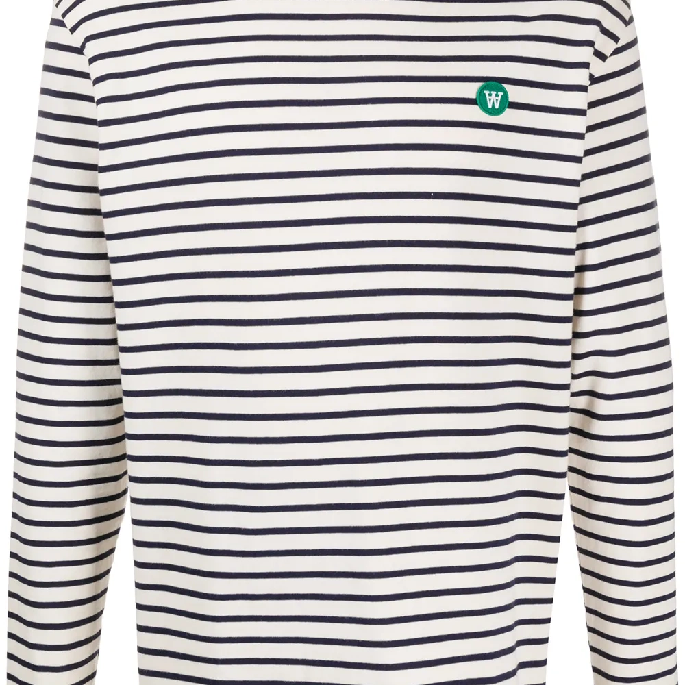 Полосатая рубашка Mells с длинными рукавами