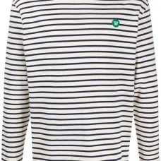 Полосатая рубашка Mells с длинными рукавами